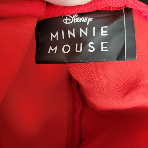 Disney Minnie Mouse Peppermint Swirl Crossbody Bag With Green Bow & Black Strap - Picture 8 of 11